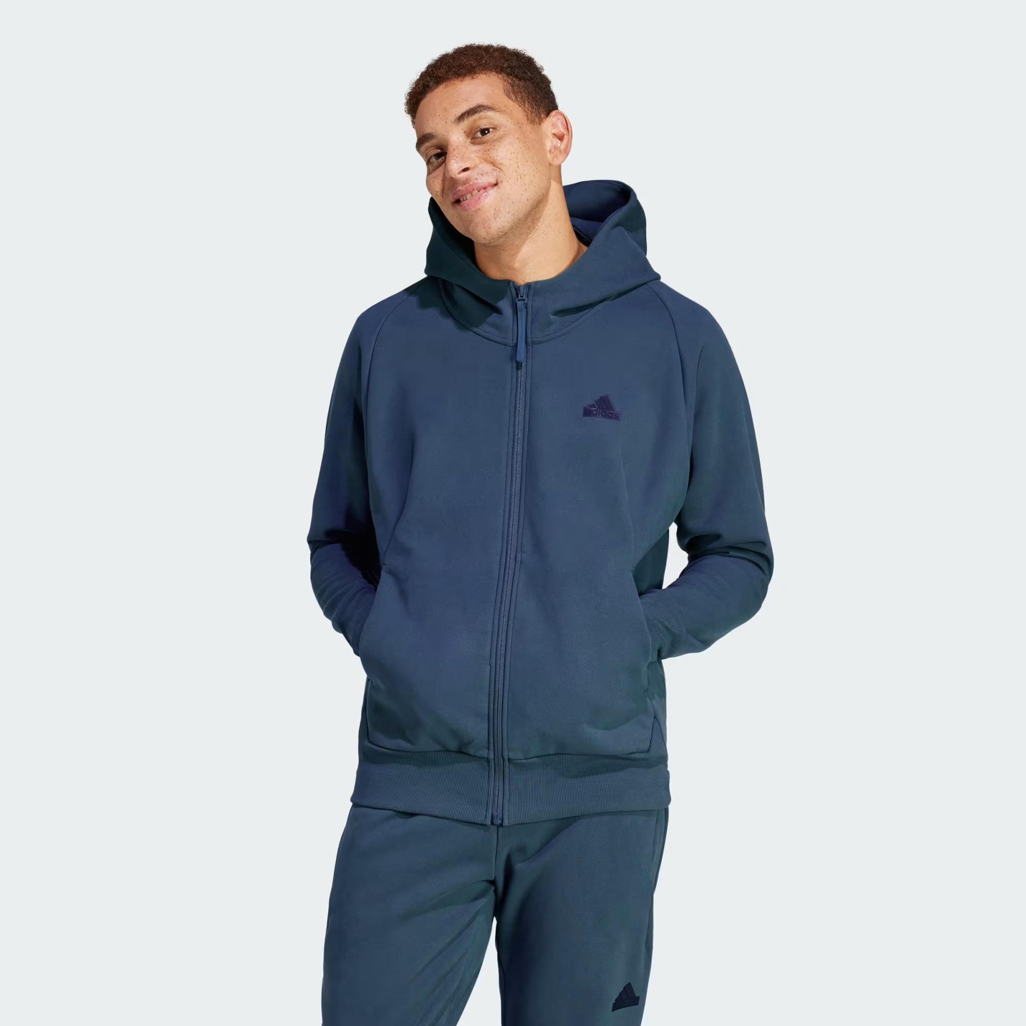 adidas Z.N.E. Winterized Full Zip Erkek Sweatshirt IR5240