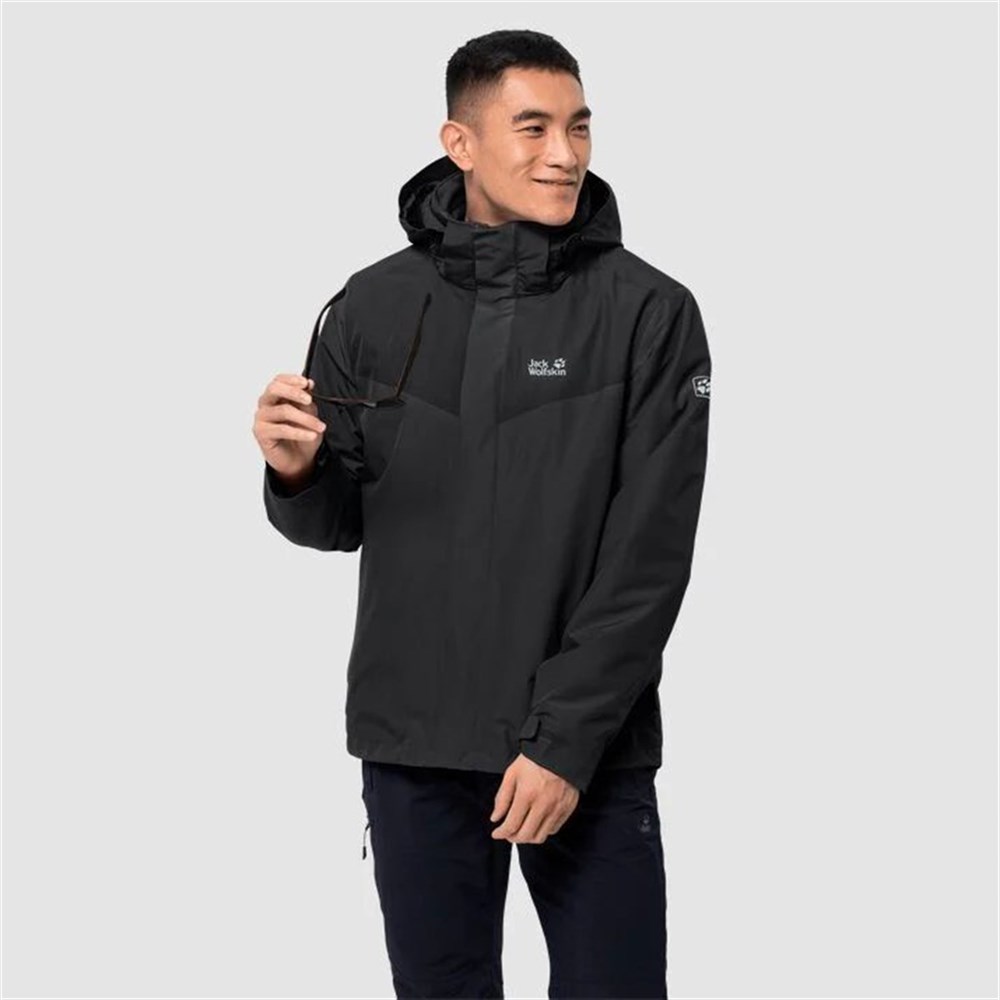 Jack Wolfskin Arland 3-IN-1 Erkek Mont 1110711-6000