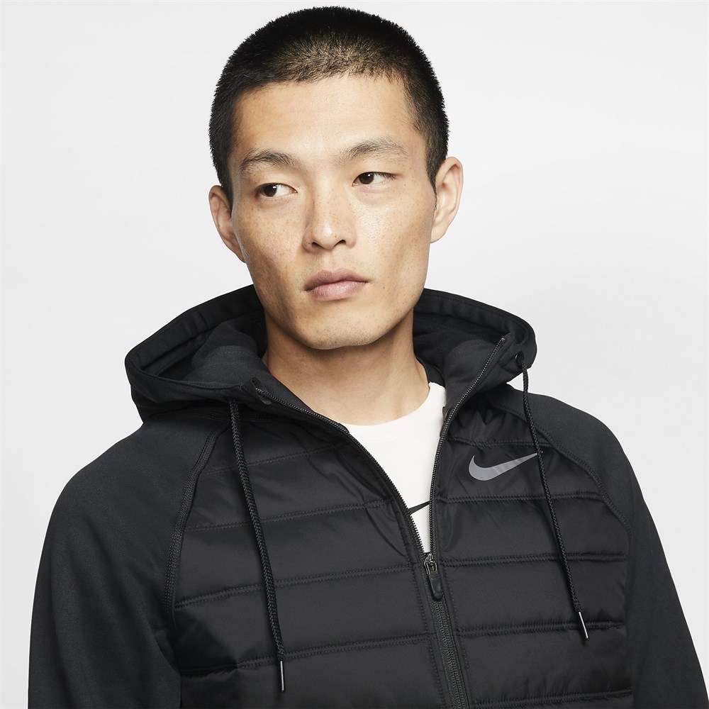 nike therma winterized training hoodie erkek sweatshirt