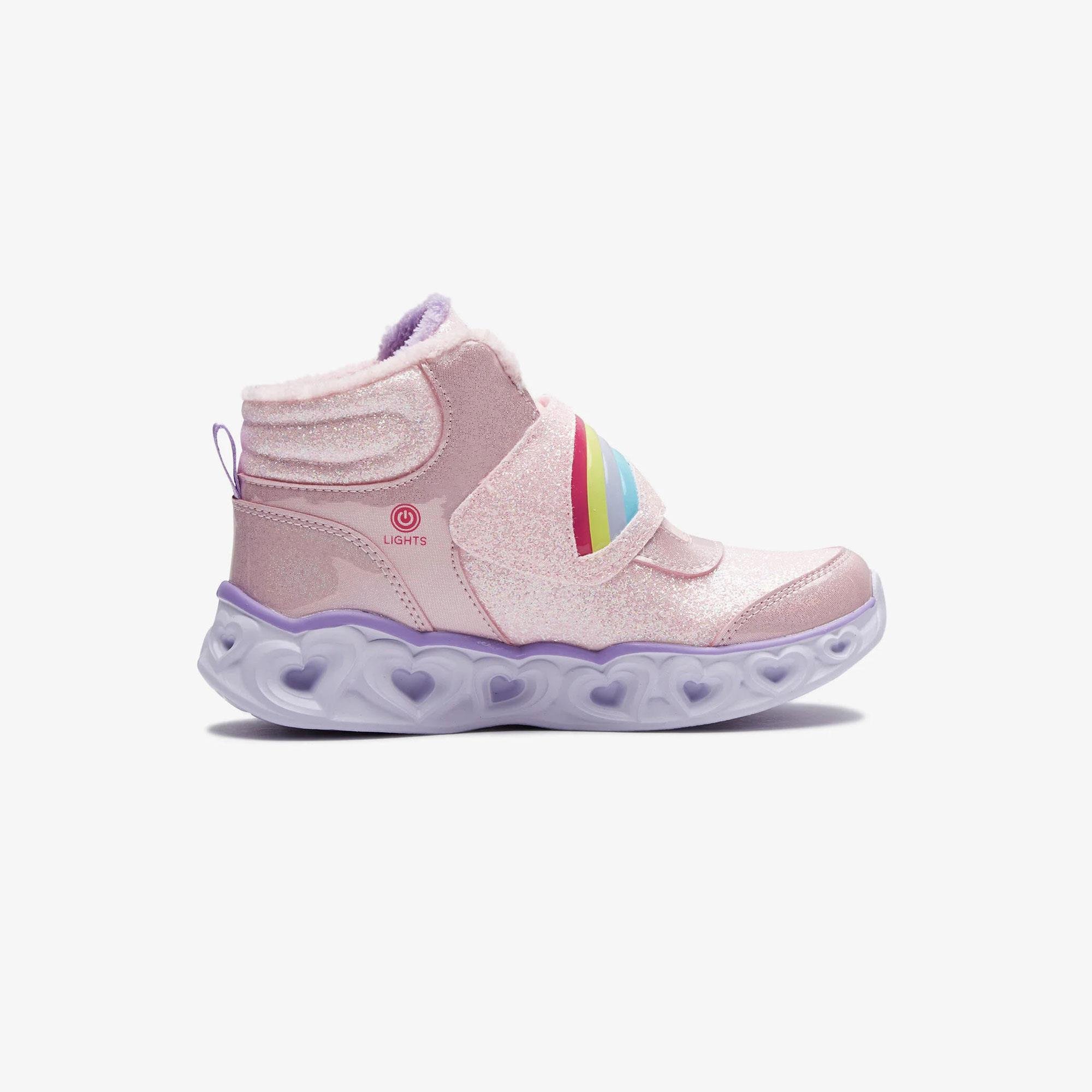 Skechers Heart Lights-Brilliant Rainbo Çocuk Bot 302669L-PKLV