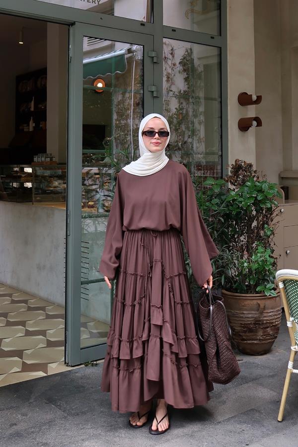 Dark Brown Elena Blouse 