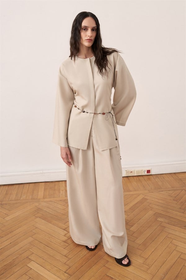Alwa Pants Set Beige