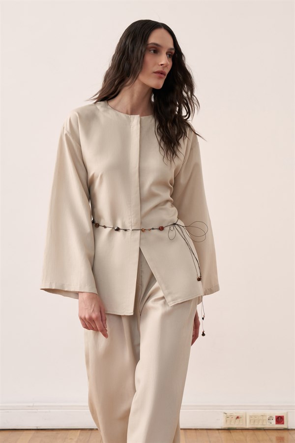Alwa Pants Set Beige