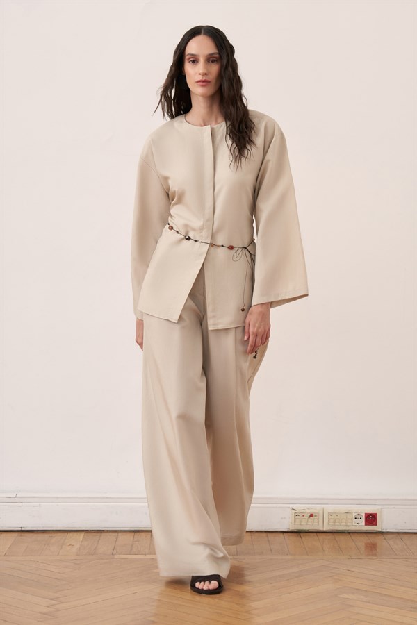 Alwa Pants Set Beige