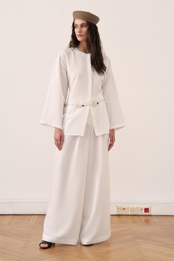 Alwa Pants Set White