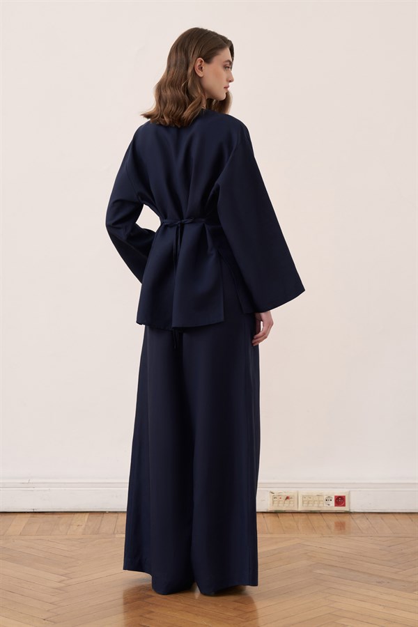 Alwa Pants Set Navy Blue
