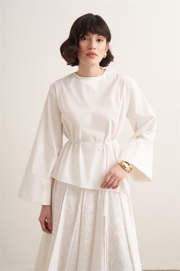 Anelis Gömlek Beyaz