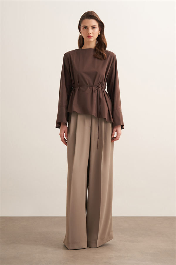 Anelis Gömlek Kahve