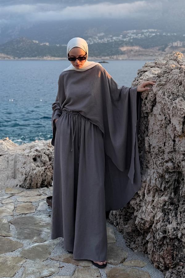 Antrasit Hanin Pantolon