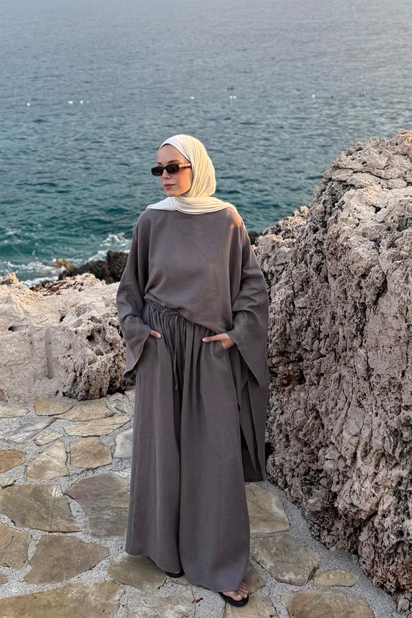 Antrasit Hanin Pantolon