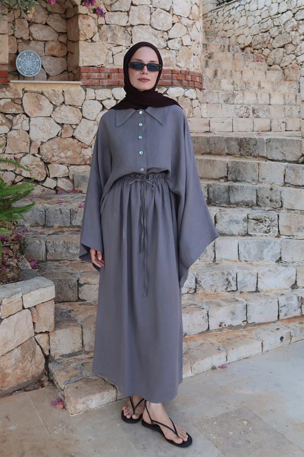 Antrasit Nahla Maxi Etek