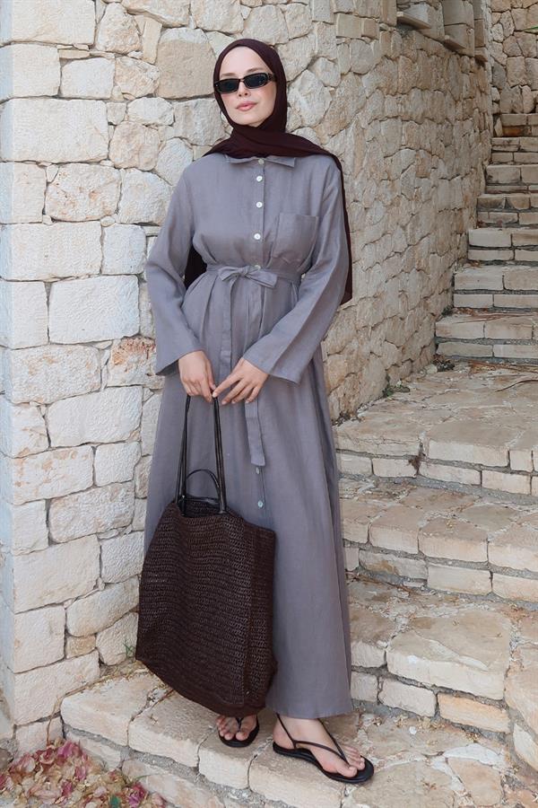 Sondos Elbise Antrasit