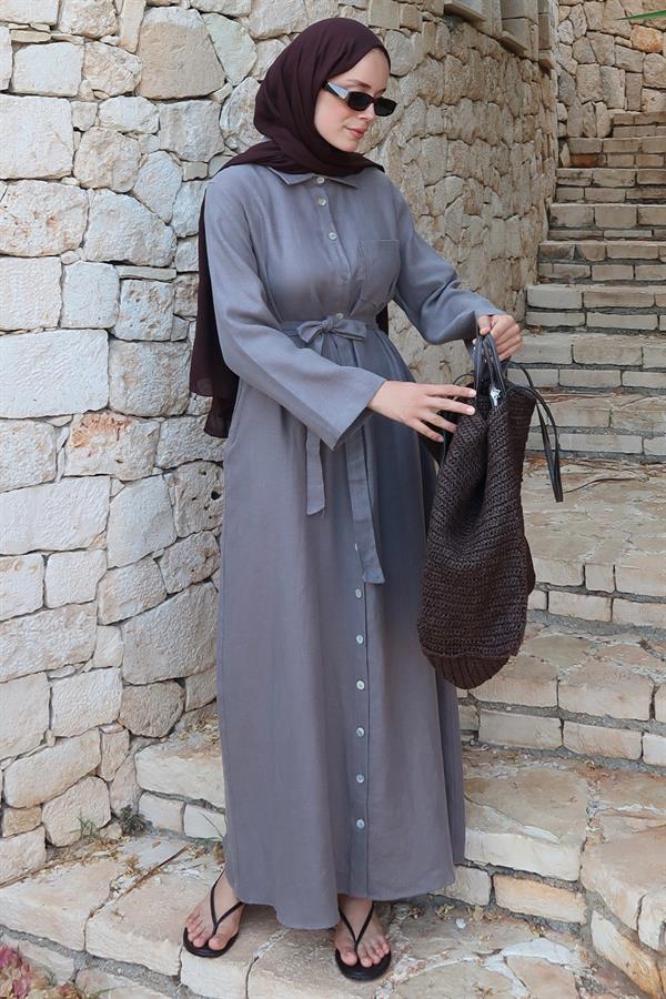 Sondos Elbise Antrasit
