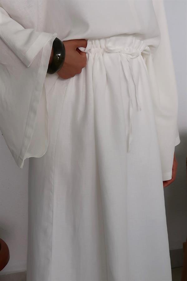 Nahla Maxi Etek Beyaz