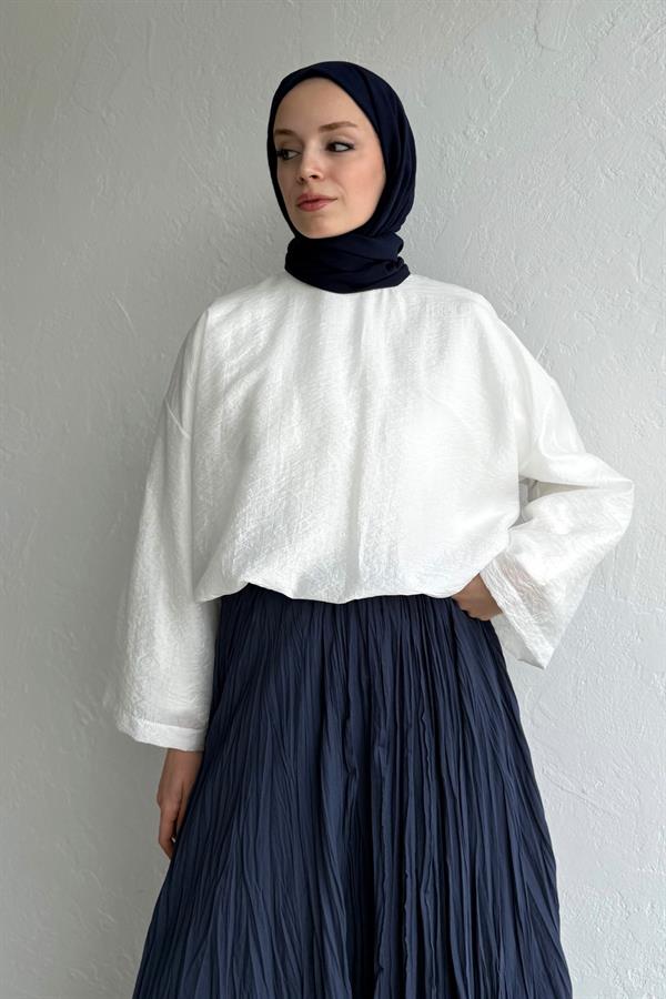 White Sora Blouse