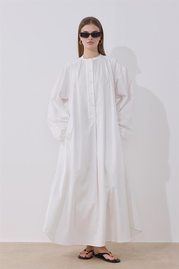 Waverly Elbise Beyaz