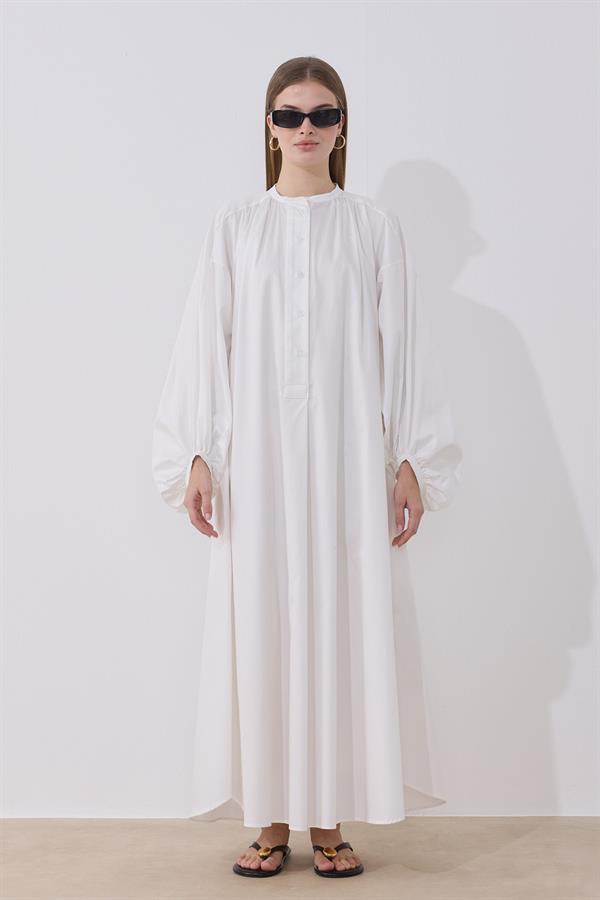 Waverly Elbise Beyaz