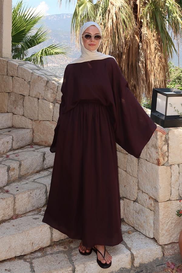 Liora Rami Takım Bordo