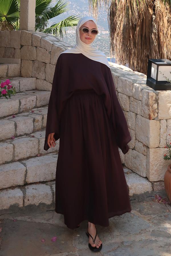 Liora Rami Takım Bordo