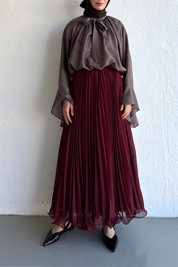 Rue Şifon Etek Bordo