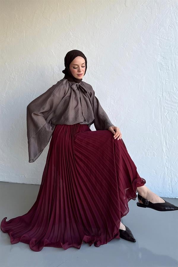 Rue Şifon Etek Bordo