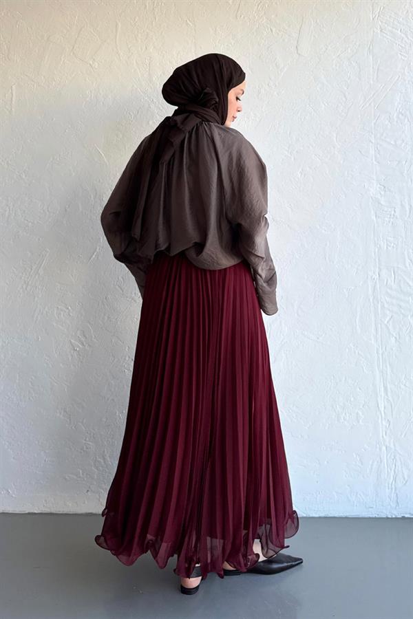 Rue Şifon Etek Bordo