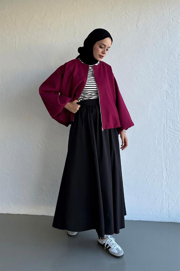 Siena Balon Ceket Bordo