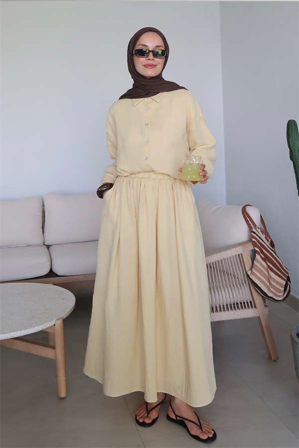 Napoli Müslin Takım Butter