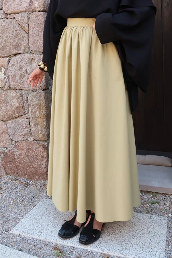 Çağla Yeşili Lina Etek