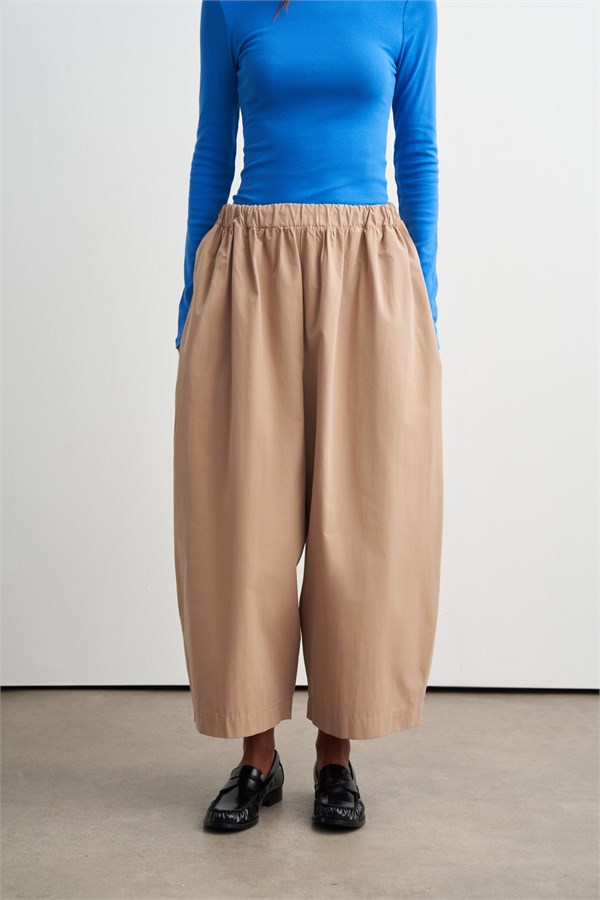 Cove Balon Paça Pantolon Bej
