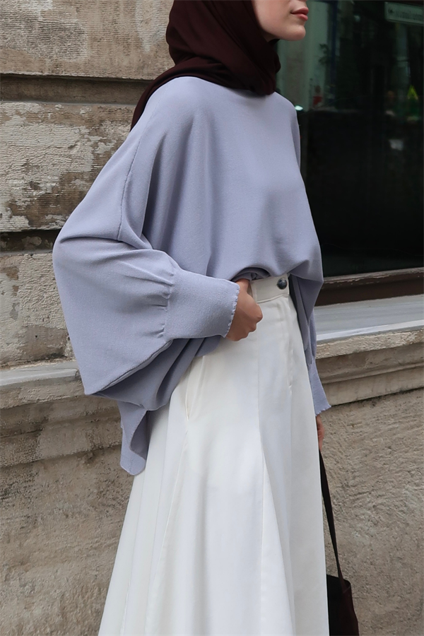 Elodie Triko Kazak Gri