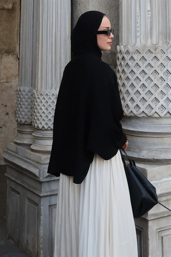 Elodie Triko Kazak Siyah