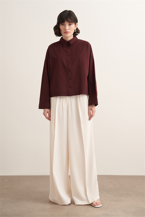 Felice Gömlek Bordo