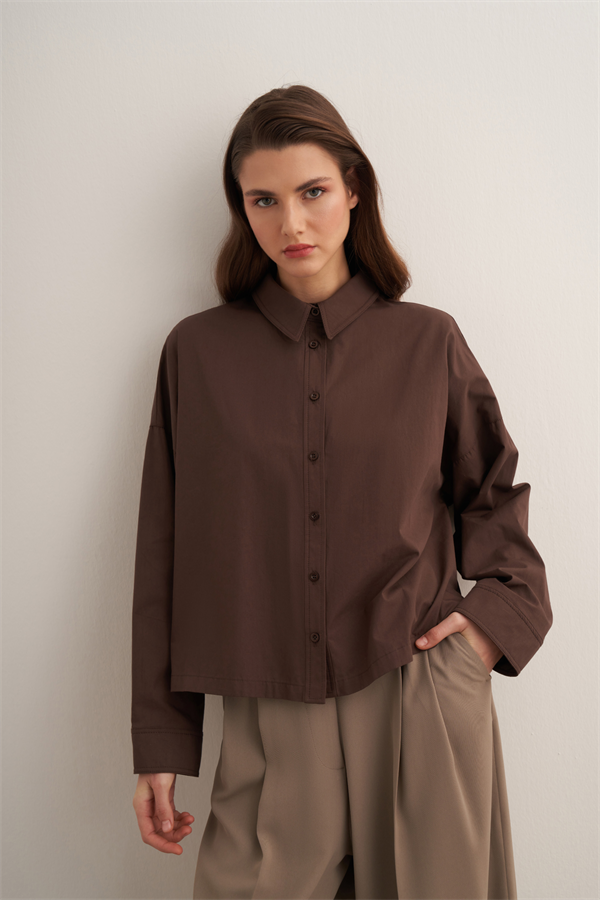 Felice Gömlek Kahve