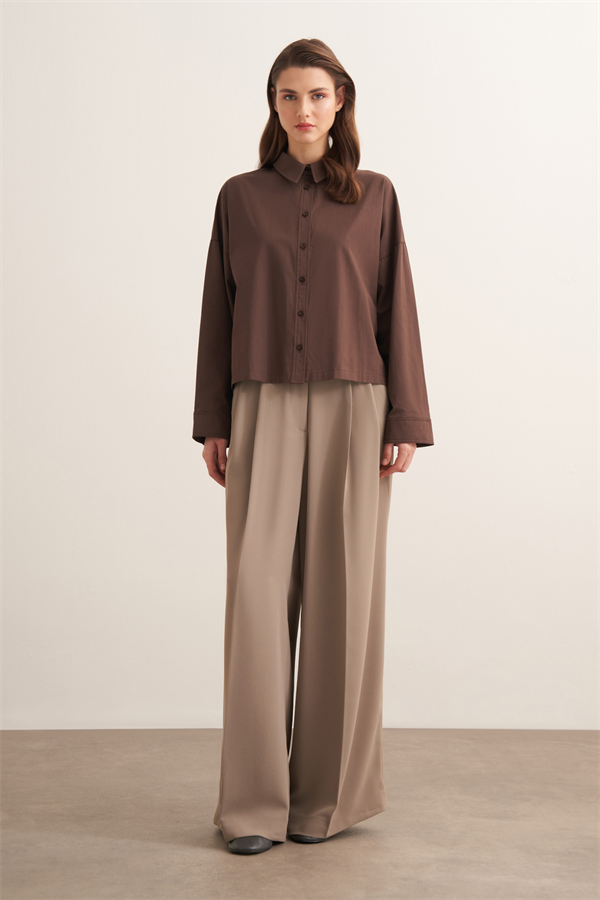 Felice Gömlek Kahve