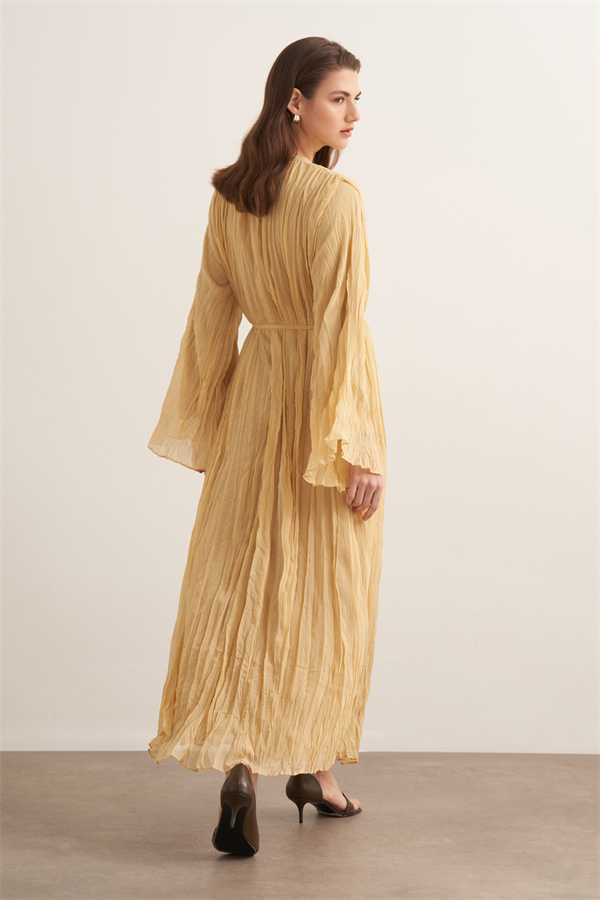 Fouzia Crush Şifon Elbise Butter