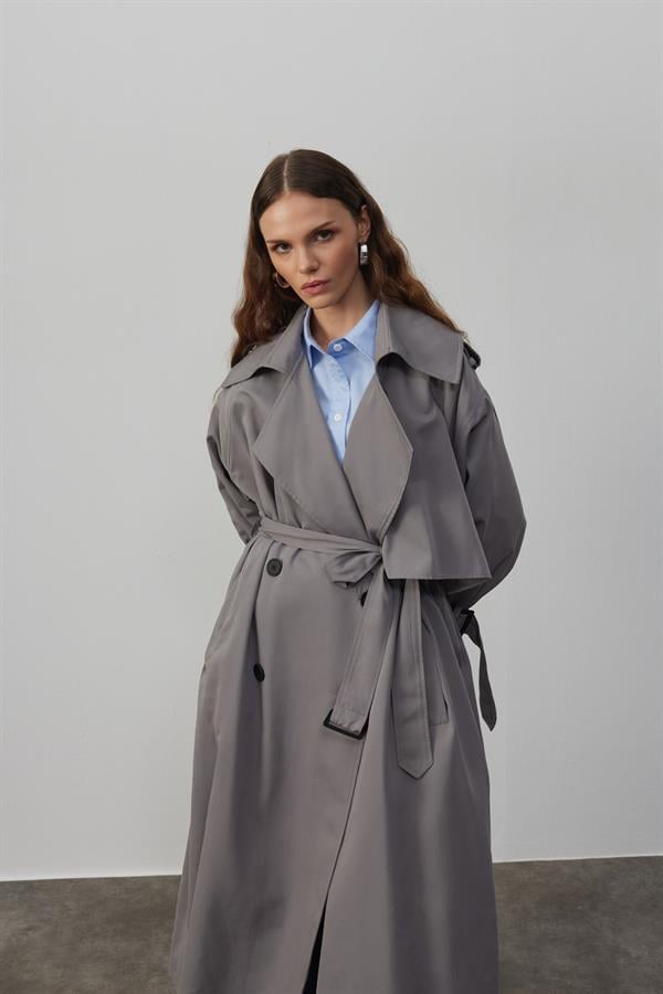 Alberta Trençkot Gri