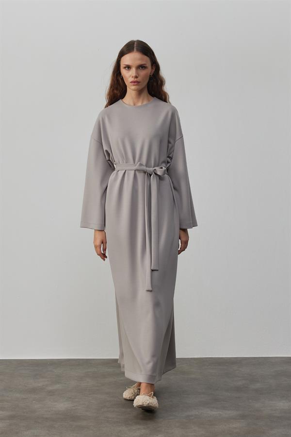 Coss Comfy Elbise Gri