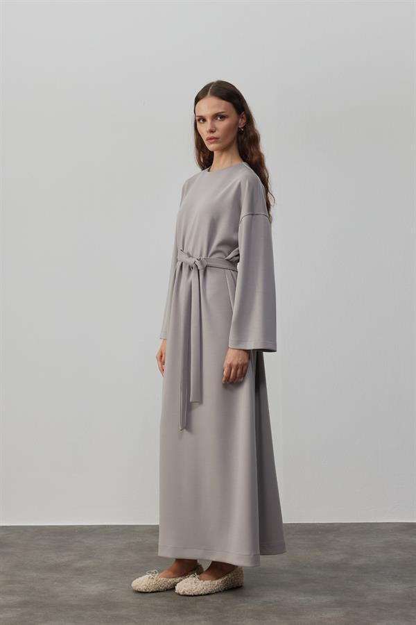 Coss Comfy Elbise Gri