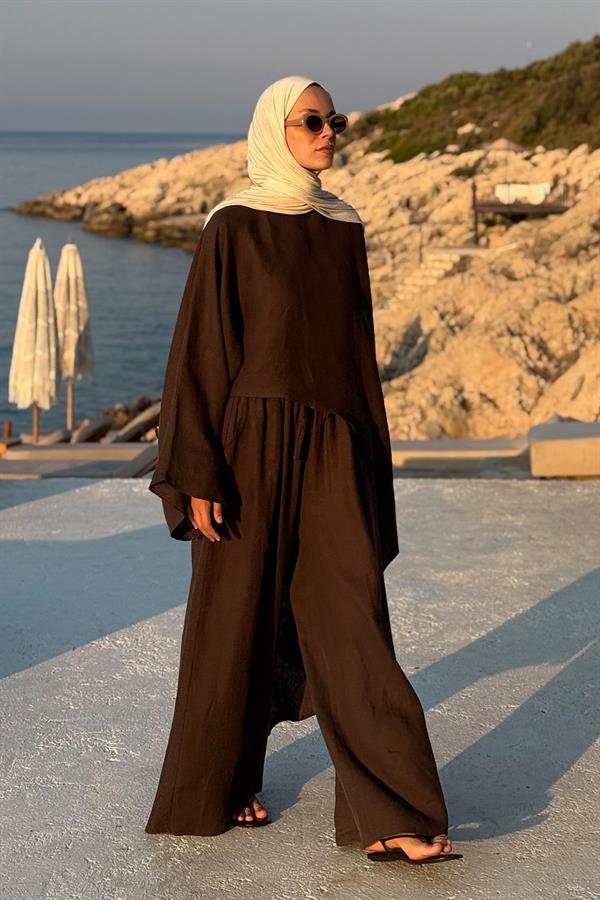 Kahve Hanin Pantolon