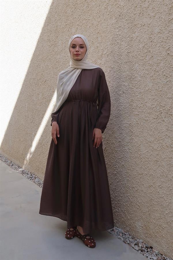 Perla Elbise Kahve