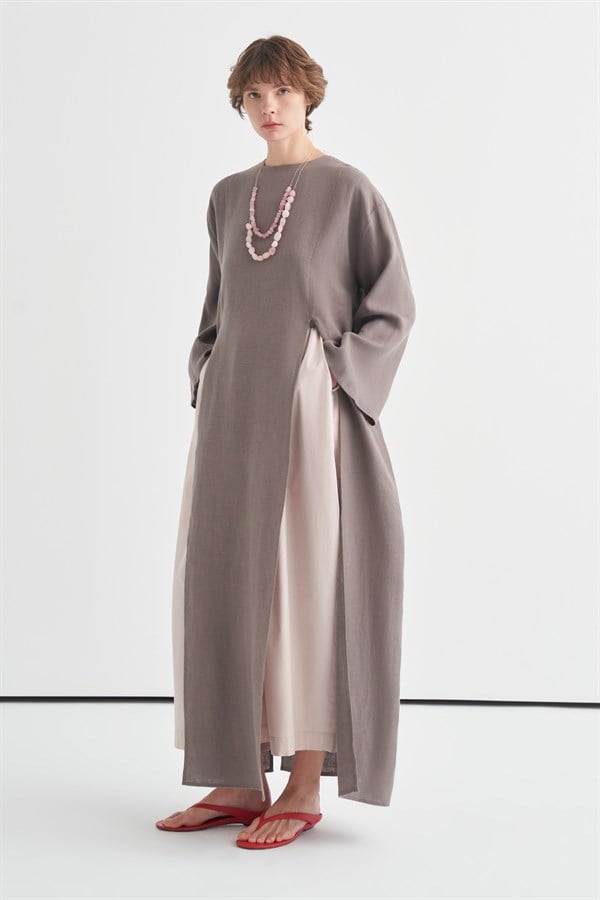  Kheesa Linen Blouse Anthratice