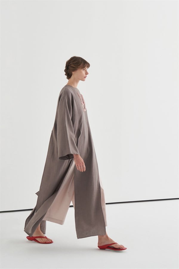  Kheesa Linen Blouse Anthratice