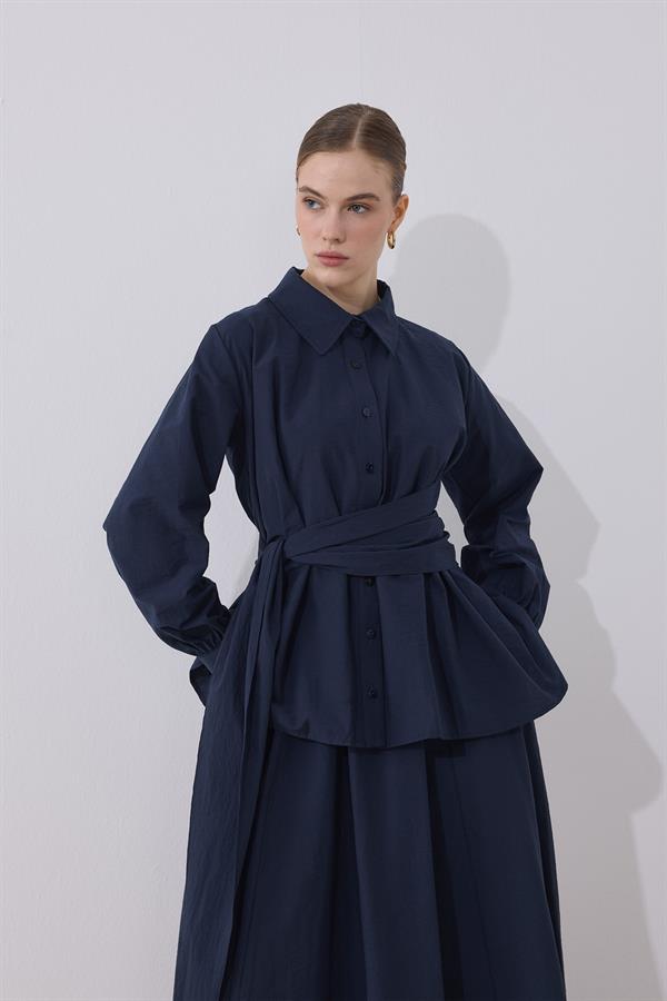 Clara Kuşaklı Takım Lacivert