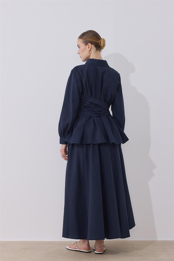 Clara Kuşaklı Takım Lacivert