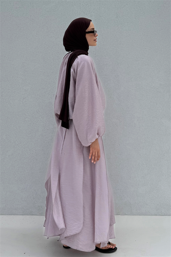 Lila Cosey Asimetrik Etek