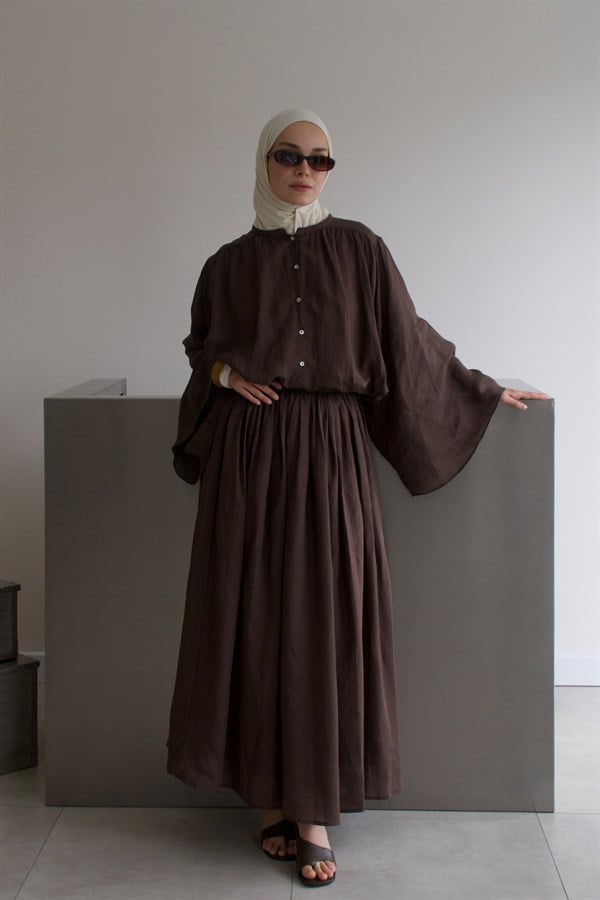 Marlies Rami Etekli Takım Kahve