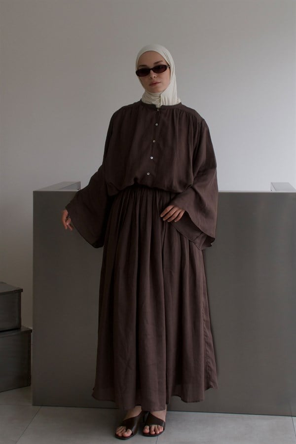 Marlies Rami Etekli Takım Kahve