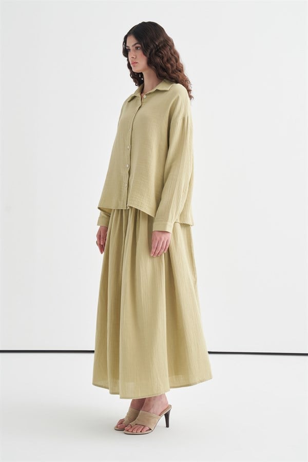 Sage Green Napoli Muslin Set 