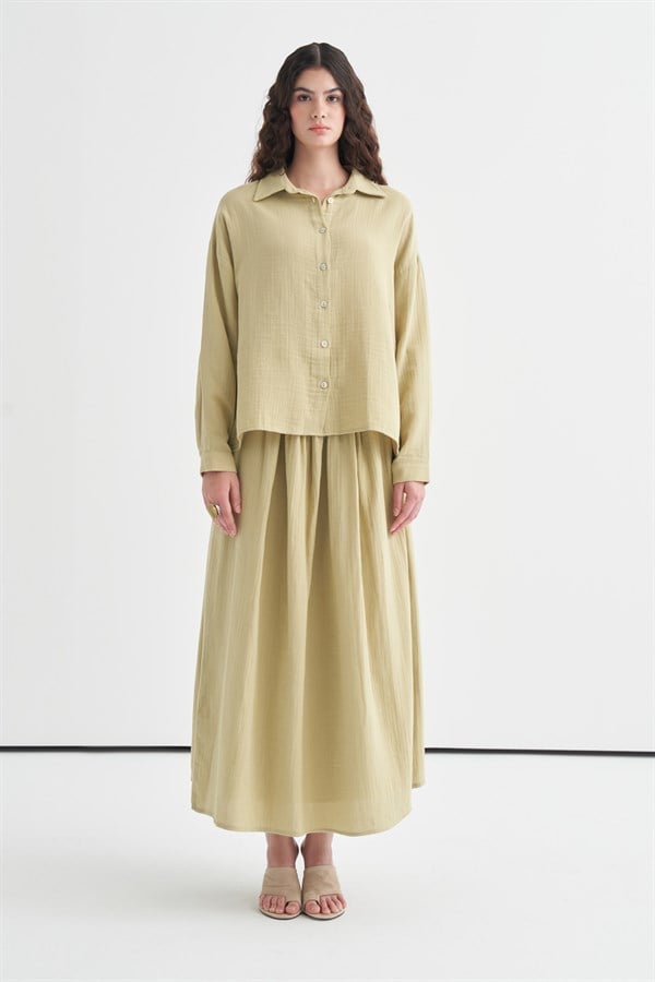 Sage Green Napoli Muslin Set 